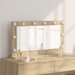 vidaXL Schmink Spiegel Sonoma Eiken 80 x 45 x 18 cm Rechthoekig
