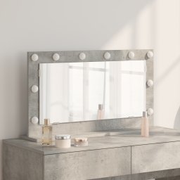 vidaXL Schmink Spiegel Beton Grijs 80 x 45 x 18 cm Rechthoekig