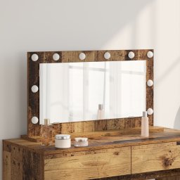 vidaXL Schmink Spiegel Oudhout 80 x 45 x 18 cm Rechthoekig