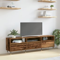 vidaXL TV-kast 150 x 30 x 45 cm Oud Hout Bewerkt hout