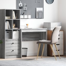 vidaXL Bureau Grijs Sonoma 80 x 40 x 76 cm