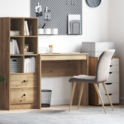 vidaXL Bureau Artisan Eiken 80 x 40 x 76 cm