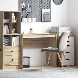 vidaXL Bureau Sonoma Eiken 90 x 40 x 76 cm