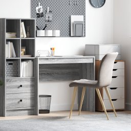 vidaXL Bureau Grijs Sonoma 90 x 40 x 76 cm