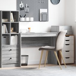 vidaXL Bureau Grijs Sonoma 100 x 40 x 76 cm