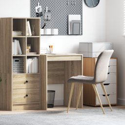 vidaXL Bureau Sonoma Eiken 60 x 50 x 76 cm
