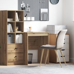 vidaXL Bureau Artisan Eiken 60 x 50 x 76 cm