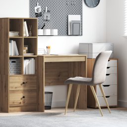 vidaXL Bureau Artisan Eiken 70 x 50 x 76 cm