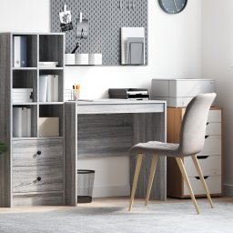 vidaXL Bureau Grijs Sonoma 80 x 50 x 76 cm