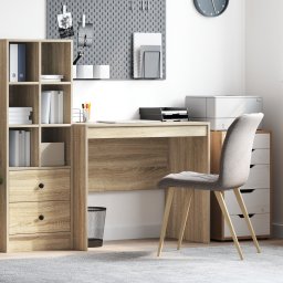 vidaXL Bureau Sonoma Eiken 90 x 50 x 76 cm