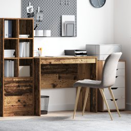 vidaXL Bureau Oudhout 90 x 50 x 76 cm