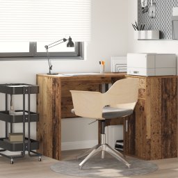 vidaXL Bureau Oud Hout Bewerkt hout 102 x 50 x 75 cm
