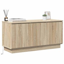 vidaXL TV-kast 100 x 38 x 49 cm Sonoma Eiken Bewerkt hout