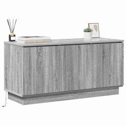 vidaXL TV-kast 100 x 38 x 49 cm Grijs Sonoma Bewerkt hout