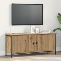 vidaXL TV-kast 100 x 35 x 45 cm Artisan Eiken Bewerkt hout
