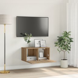 vidaXL Tv-meubelset 60 x 30 x 30 cm Bruin Bewerkt hout