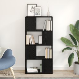vidaXL Tv-meubelset 60 x 24 x 125,5 cm Zwart Bewerkt hout