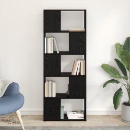 vidaXL Tv-meubelset 60 x 24 x 156 cm Zwart Bewerkt hout