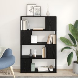 vidaXL Tv-meubelset 80 x 24 x 125 cm Zwart Bewerkt hout