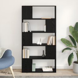 vidaXL Tv-meubelset 80 x 24 x 156 cm Zwart Bewerkt hout