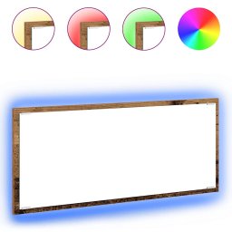 vidaXL Spiegel Oudhout 90 x 8,5 x 37 cm Bewerkt hout