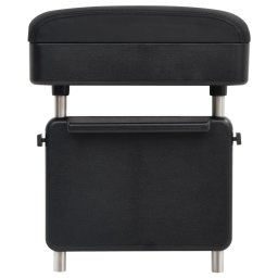 vidaXL Universele auto-armsteun 23x8x(30-38) cm ABS zwart