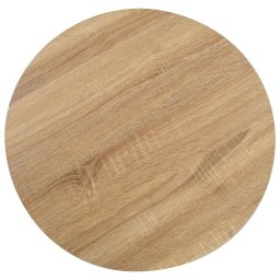 vidaXL Bistrotafel 80 cm MDF lichtbruin