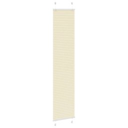 vidaXL Plissé rolgordijn 50x200 cm stofbreedte 49,4 cm polyester crème
