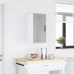 vidaXL Keukenbovenkast Lucca bewerkt hout grijs sonoma eikenkleur