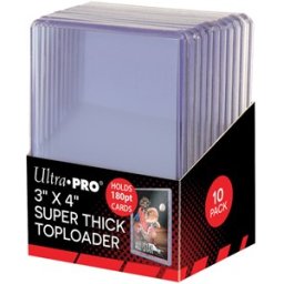 Toploader - 3" x 4" Super Thick 180PT (10 stuks)
