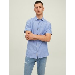 JACK&JONES Maat M JORABEL SHIRT SS STS Heren Overhemd