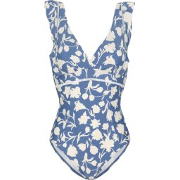 Beachlife - Maat 75B - Flower Fest ruches badpak - dames
