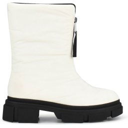 POSH by Poelman - Maat 40 - MOON Dames Enkel Laarzen - Wit
