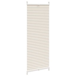 vidaXL Plissé rolgordijn 60x100cm creme