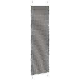 vidaXL Plissé rolgordijn 55x200 cm stofbreedte 54,4 cm antraciet