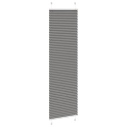 vidaXL Plissé rolgordijn 60x200 cm stofbreedte 59,4 cm antraciet