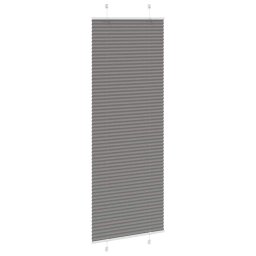 vidaXL Plissé rolgordijn 70x200 cm stofbreedte 69,4 cm antraciet