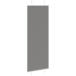 vidaXL Plissé rolgordijn 80x200 cm stofbreedte 79,4 cm antraciet