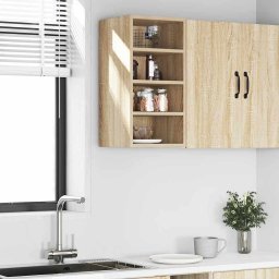 vidaXL Bovenkast Riga 30x29,5x60 cm bewerkt hout sonoma eikenkleurig