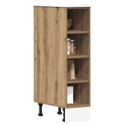 vidaXL Onderkast Riga 20x44,5x81,5 cm bewerkt hout artisanaal eikenkleur