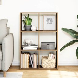 vidaXL Kamerscherm / boekenkast 69,5x29x103,5 cm hout artisanaal eiken