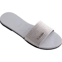 Havaianas - maat 39-40- You Malta Metallic Dames Slippers - Ice Grey