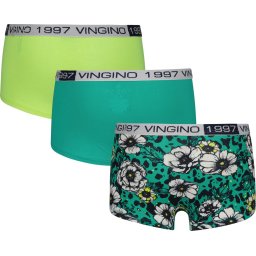Vingino Maat 134/140 G-SO22 FLOWER 3 PACK Meisjes Onderbroek