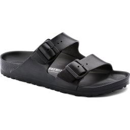 Birkenstock - maat 37 -Arizona EVA Black Narrow - Dames Slippers - Black