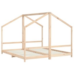 vidaXL Kinderbedframe 2x(90x200) cm massief grenenhout