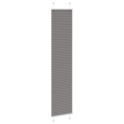 vidaXL Plissé rolgordijn 40x200 cm stofbreedte 39,4 cm antraciet