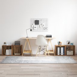 vidaXL Tv-meubelset 4 st Oud Hout Bewerkt hout