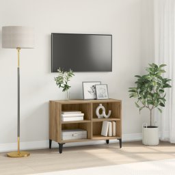 vidaXL Tv-meubelset Bruin Geconstrueerd hout