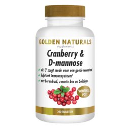 Golden Naturals Cranberry & D-Mannose Tabletten