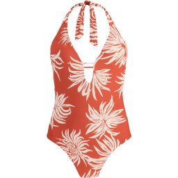Barts Maat 40 Deltia Halter One Piece rust Dames Badpak